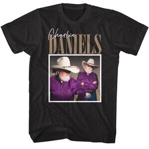 Charlie Daniels T-Shirt Double Vision Southern Rock Country Music Fan 81